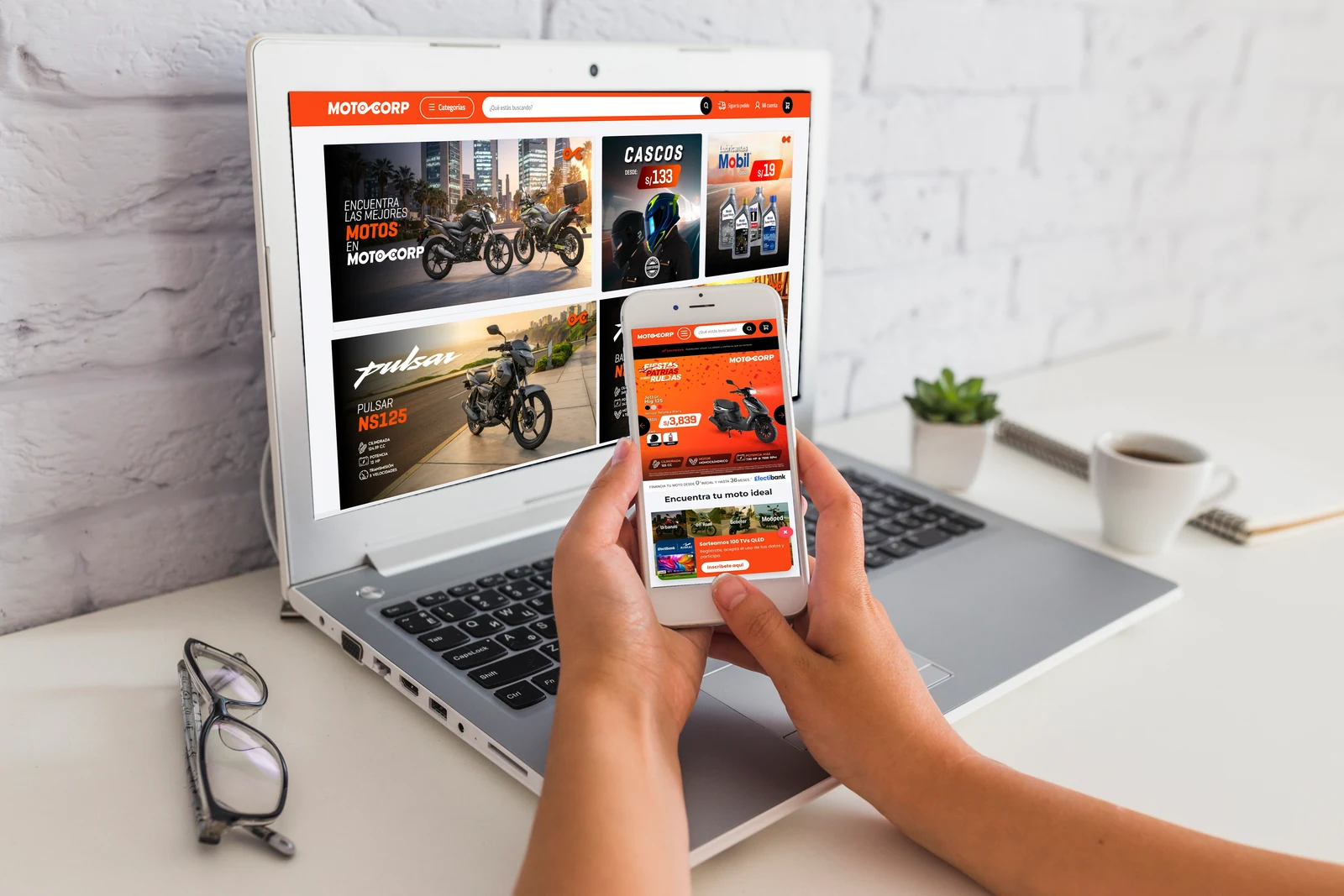 Proyecto de comercio digital desarrollado para Motocorp